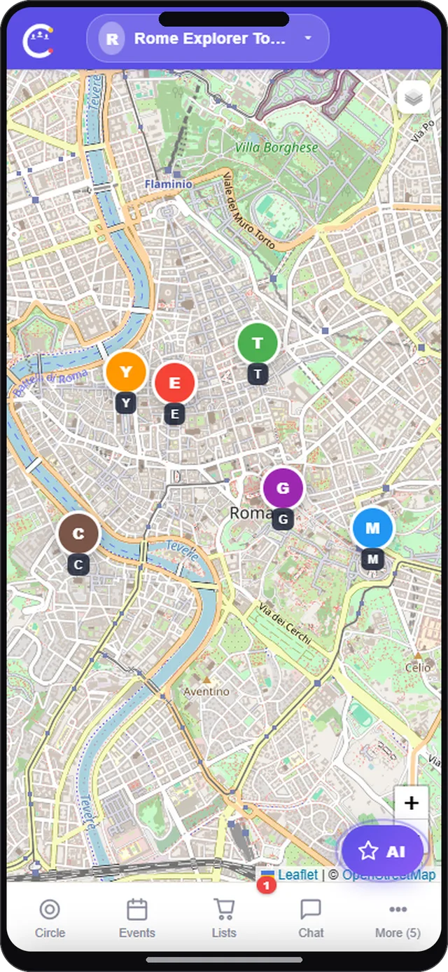 CircleUs for Tour Guides - CircleUs app screenshot